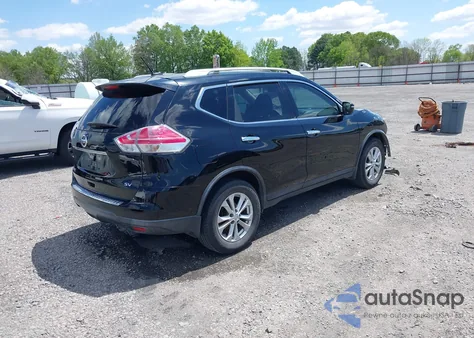 2015 Nissan Rogue Sv z USA, uszkodzony, nr VIN KNMAT2MT9FP518748